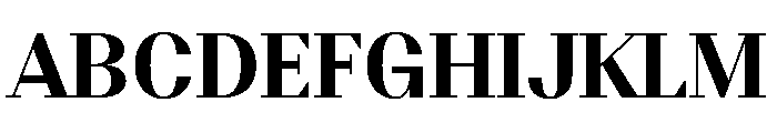 BSResortSerif Extrabold Instance Font UPPERCASE