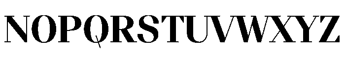 BSResortSerif Extrabold Instance Font UPPERCASE
