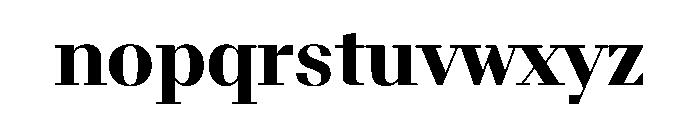 BSResortSerif Extrabold Instance Font LOWERCASE