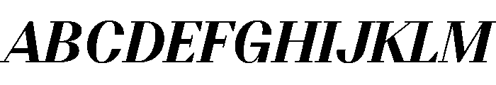 BSResortSerif ExtraboldItalic Instance Font UPPERCASE