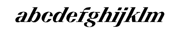 BSResortSerif ExtraboldSuperItalic Instance FONT