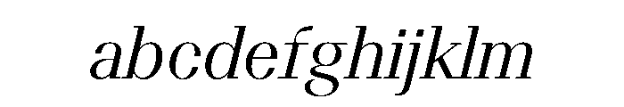 BSResortSerif Italic Instance FONT