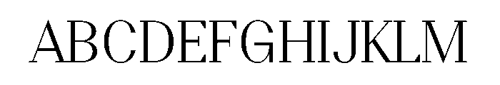 BSResortSerif Light Instance Font UPPERCASE