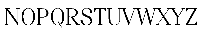 BSResortSerif Light Instance Font UPPERCASE
