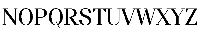 BSResortSerif Medium Instance Font UPPERCASE