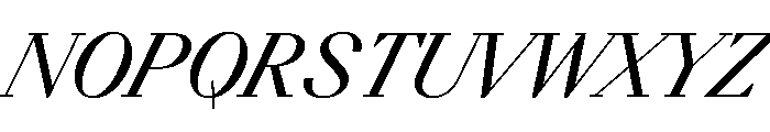 BSResortSerif MediumSuperItalic Instance Font UPPERCASE