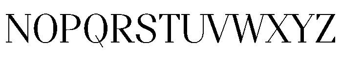 BSResortSerif Regular Instance Font UPPERCASE