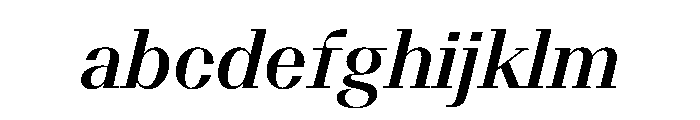 BSResortSerif SemiBoldItalic Instance FONT