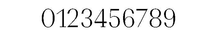 BSResortSerif Thin Instance Font OTHER CHARS