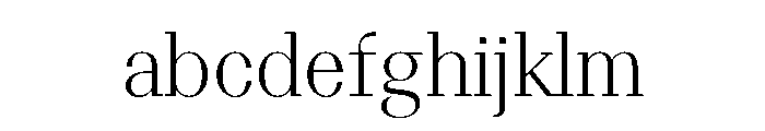 BSResortSerif Thin Instance FONT
