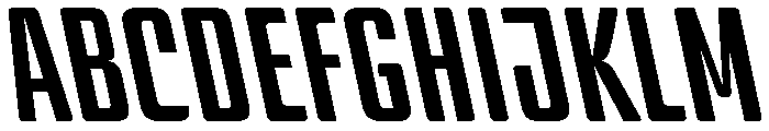 BSStaahl ElementaryBackSl Font UPPERCASE