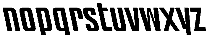 BSStaahl ElementaryBackslanted Instance Font LOWERCASE