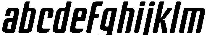 BSStaahl ElementaryItalic Instance FONT