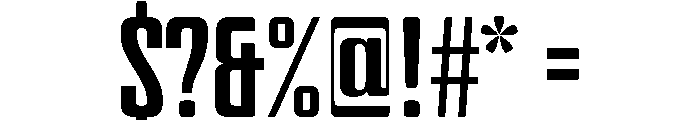 BSStaahl ElementaryRegular Instance Font OTHER CHARS