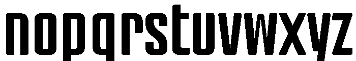 BSStaahl ElementaryRegular Instance Font LOWERCASE
