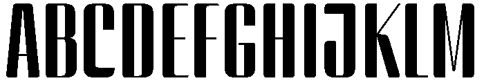 BSStaahl HighRegular Instance Font UPPERCASE