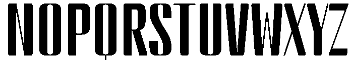 BSStaahl HighRegular Instance Font UPPERCASE