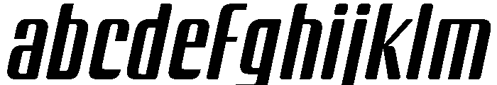 BSStaahl MiddleItalic Instance FONT