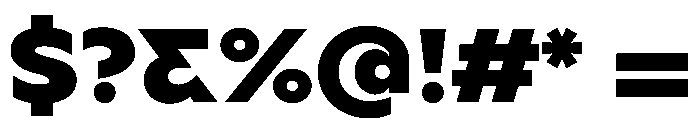 BSSynthetik Black Instance Font OTHER CHARS