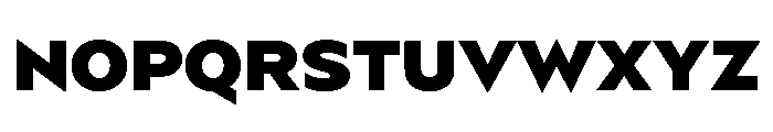BSSynthetik Black Instance Font UPPERCASE