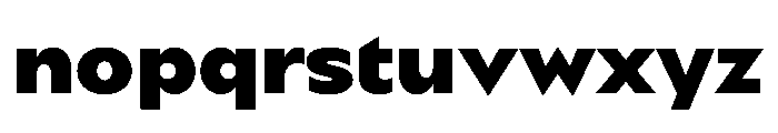BSSynthetik Black Instance Font LOWERCASE