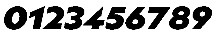 BSSynthetik BlackItalic Instance Font OTHER CHARS