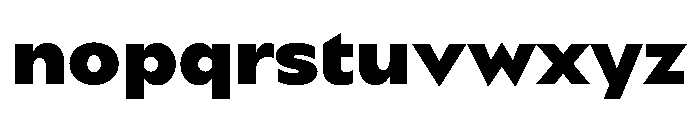 BSSynthetik Black Font LOWERCASE