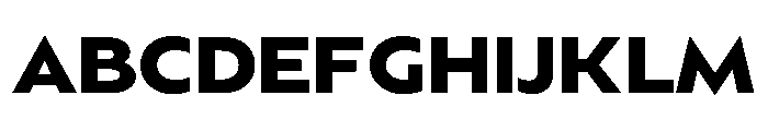 BSSynthetik Bold Instance Font UPPERCASE