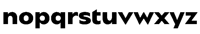 BSSynthetik Bold Instance Font LOWERCASE
