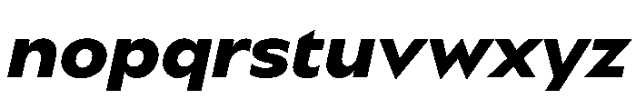 BSSynthetik BoldItalic Instance Font LOWERCASE