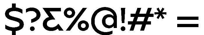 BSSynthetik Book Font OTHER CHARS