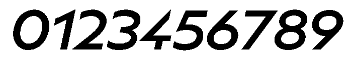 BSSynthetik BookItalic Font OTHER CHARS