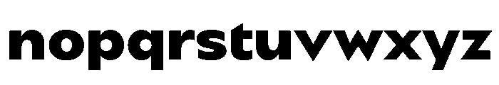 BSSynthetik Extrabold Instance Font LOWERCASE