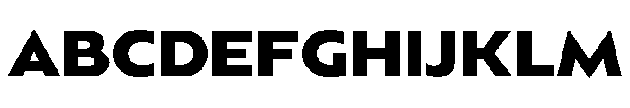 BSSynthetik Extrabold Font UPPERCASE