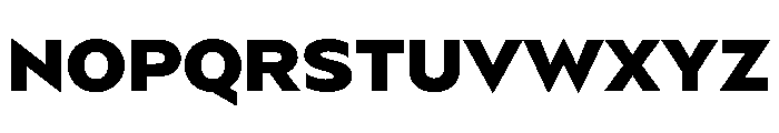 BSSynthetik Extrabold Font UPPERCASE