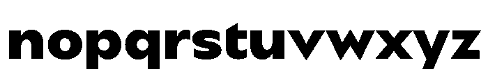 BSSynthetik Extrabold Font LOWERCASE