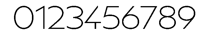 BSSynthetik Extralight Instance Font OTHER CHARS