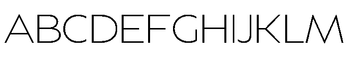 BSSynthetik Extralight Font UPPERCASE