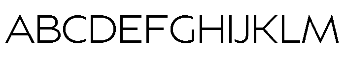 BSSynthetik Light Font UPPERCASE