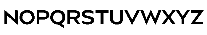 BSSynthetik Medium Instance Font UPPERCASE