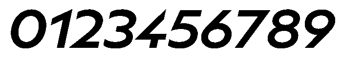 BSSynthetik MediumItalic Instance Font OTHER CHARS