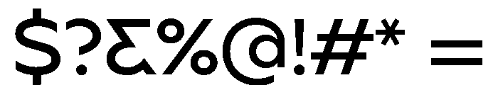 BSSynthetik Regular Font OTHER CHARS
