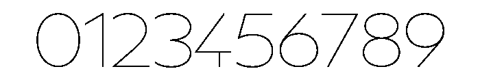 BSSynthetik Thin Font OTHER CHARS