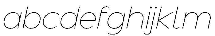 BSSynthetik ThinItalic Instance FONT