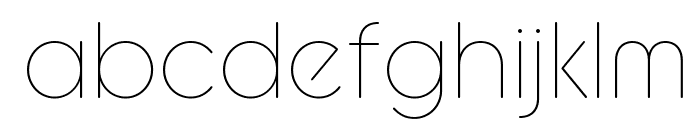 BC Alphapipe Thin Font LOWERCASE