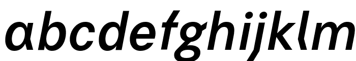 BC Falster Grotesk Medium Italic Font LOWERCASE