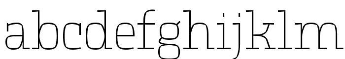 BC Pramen Slab Light Font LOWERCASE