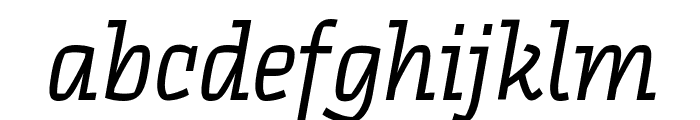 BC Pramen Slab Medium Italic Font LOWERCASE