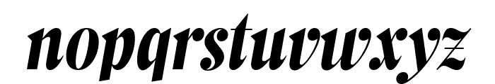 BC Steiner Bold Italic Font LOWERCASE