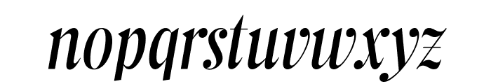 BC Steiner Medium Italic Font LOWERCASE